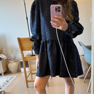 Never Fully Dressed Black Long Sleeve Dress